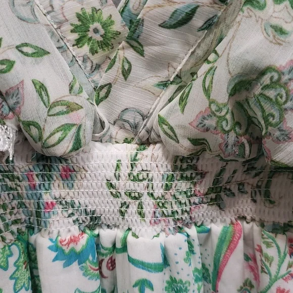 House of Harlow 1960 NWT Floral Tiered Chiffon Maxi Dress, XS - Picture 10 of 10